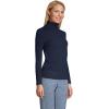 Lands’ End Women’s Cashmere Turtleneck Sweater(Radiant Navy)