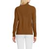 Lands’ End Women’s Cashmere Turtleneck Sweater(Rich Saddle)