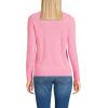 Lands’ End Women’s Cashmere Turtleneck Sweater(Seaside Pink)