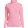 Lands’ End Women’s Cashmere Turtleneck Sweater(Seaside Pink)