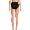 Lands’ End Women’s Chlorine Resistant Pinchless High Waisted Bikini Bottoms(Black)