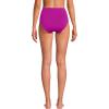 Lands’ End Women’s Chlorine Resistant Pinchless High Waisted Bikini Bottoms(Crimson Rose)