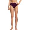 Lands’ End Women’s Chlorine Resistant Pinchless High Waisted Bikini Bottoms(Dark Wine)