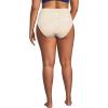 Lands’ End Women’s Chlorine Resistant Pinchless High Waisted Bikini Bottoms(Egret/Yellow Multi Floral)
