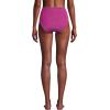 Lands’ End Women’s Chlorine Resistant Shine High Waisted Bikini Bottoms(Bright Magenta Shine)