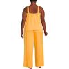 Lands’ End Women’s Cooling 2 Piece Pajama Set – Sleeveless Square Neck Top and Pants(Sweet Mango)
