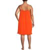 Lands’ End Women’s Cooling Knee Length Slip Nightgown(Vivid Tangerine)