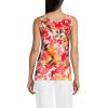 Lands’ End Women’s Cotton Tank Top(Coral Rock Multi Floral)
