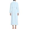 Lands’ End Women’s Cozy Plush Long Wrap Robe(Soft Ice Blue)