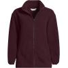 Lands’ End Women’s Cozy Sherpa Full Zip Fleece Jacket(Lush Burgundy)
