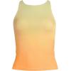Lands’ End Women’s D-Cup Tugless High Neck Strappy Back Tankini Swimsuit Top(Icy Mint/Orange Ombre)