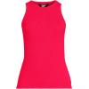 Lands’ End Women’s Drapey Rib Skimming Tank Top Shirt(Berry Rouge)