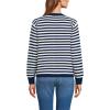 Lands’ End Women’s Drifter Jacquard Crew Neck Sweater(Paris Heart)