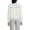 Lands’ End Women’s Drifter Raglan Sleeve Easy Fit Sweater(Bright Cerulean Apres)