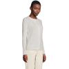 Lands’ End Women’s Fine Gauge Cotton Cardigan Sweater(Ivory)