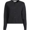 Lands’ End Women’s Fine Gauge Cotton Milano Blazer Sweater(Black)