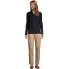 Lands’ End Women’s Full-Zip Mid-Weight Fleece Jacket(Black)