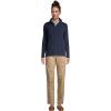 Lands’ End Women’s Full-Zip Mid-Weight Fleece Jacket(Classic Navy)