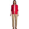 Lands’ End Women’s Full-Zip Mid-Weight Fleece Jacket(Red)