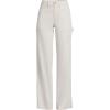 Lands’ End Women’s Herringbone Chino High Rise Utility Pants(Light Stone)