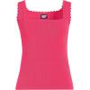 Lands’ End Women’s High Retention Square Neck Tank Sweater(Berry Rouge)