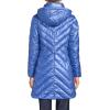Lands’ End Women’s Insulated Cozy Fleece Lined Primaloft Coat(Blue Shine)