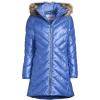 Lands’ End Women’s Insulated Cozy Fleece Lined Primaloft Coat(Blue Shine)