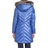 Lands’ End Women’s Insulated Cozy Fleece Lined Primaloft Coat(Blue Shine)