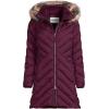 Lands’ End Women’s Insulated Cozy Fleece Lined Primaloft Coat(Bordeaux Berry)