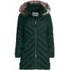 Lands’ End Women’s Insulated Cozy Fleece Lined Primaloft Coat(Deep Evergreen)
