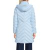 Lands’ End Women’s Insulated Cozy Fleece Lined Primaloft Coat(Soft Ice Blue)