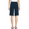 Lands’ End Women’s Knit High Rise Pleated 12″ Bermuda Shorts(Radiant Navy)