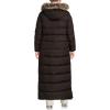 Lands’ End Womens Long Maxi Down Coat Rich Brown Plus 2x