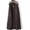 Lands’ End Womens Long Maxi Down Coat Rich Brown Plus 2x