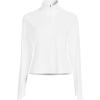Lands’ End Women’s Long Sleeve Rash Guard Cover-up UPF 50(White)