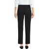 Lands’ End Women’s Mid Rise Classic Straight Leg Chino Ankle Pants(Black)
