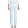 Lands’ End Women’s Mid Rise Classic Straight Leg Chino Ankle Pants(White/Blue Awning Stripe)