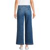 Lands’ End Women’s Mid Rise Denim Wide Leg Ankle Jeans(Indigo Tide Blue)