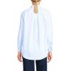 Lands’ End Women’s Oxford Shirt(Clear Blue Stripe)
