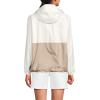 Lands’ End Women’s Packable Anorak Windbreaker(Egret/Champagne)