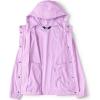 Lands’ End Women’s Packable Water Resistant UPF 50 Windbreaker Jacket(Wild Lilac)