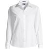 Lands’ End Women’s Pinwale Cord Long Sleeve Shirt(White)