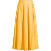 Lands’ End Women’s Poplin Godet Maxi Skirt(Sunkissed Yellow)