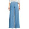 Lands’ End Women’s Recover Denim High Rise Extra Wide Leg Jeans(Hutton Blue Wash)