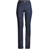 Lands’ End Women’s Recover High Rise Straight Leg Blue Jeans(River Rinse)