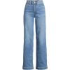 Lands’ End Women’s Recover High Rise Wide Leg Jeans(Beau Blue)