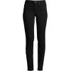 Lands’ End Women’s Recover Mid Rise Straight Leg Blue Jeans(Black)