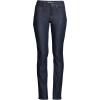 Lands’ End Women’s Recover Mid Rise Straight Leg Blue Jeans(River Rinse)