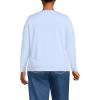 Lands’ End Women’s Relaxed American-Grown Supima Cotton Long Sleeve V-Neck T-Shirt(Clearlake Blue)
