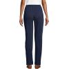 Lands’ End Women’s Relaxed Fit Sport Knit High Rise Pants – Soft Cotton Pull-On with Elastic Waist(Radiant Navy)